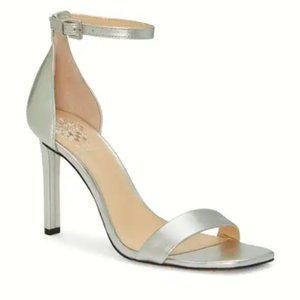 Vince Camuto "Lauralie" Sandal, Silver, Size 7